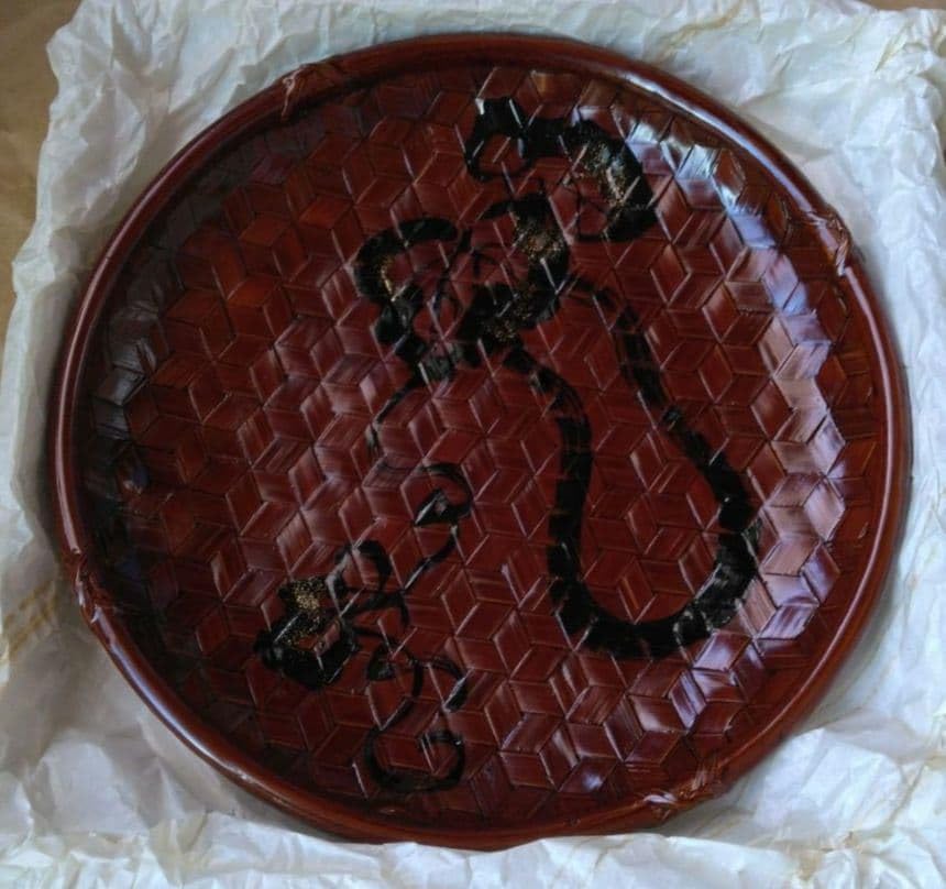 九谷焼 古九谷 1650年代 赤絵 花草文 四方香炉 鑑定書箱書 M R8915